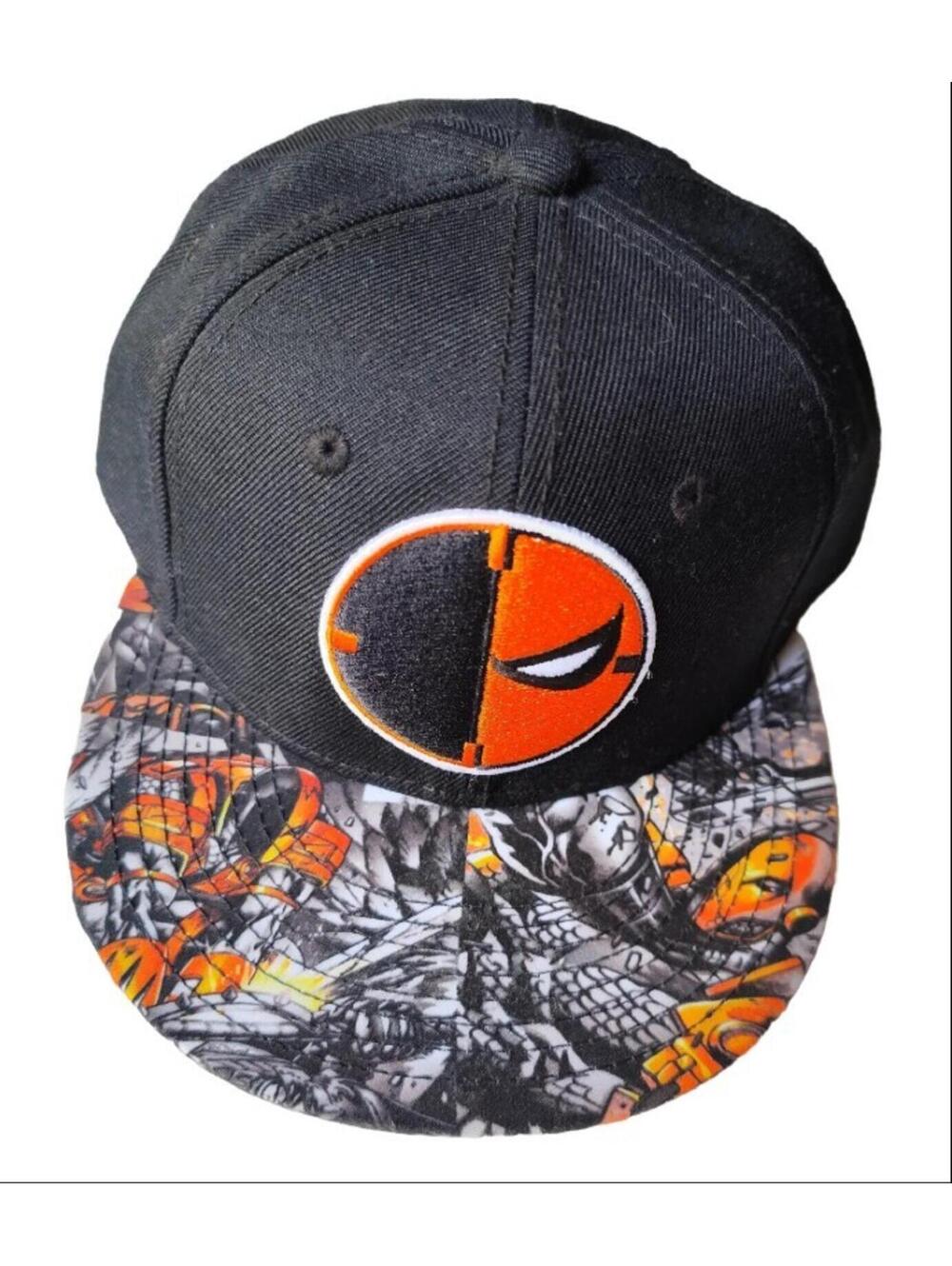 Deathstroke Snapback Hat Multicolor OSFM Adjustable 6 Panel Vent Holes